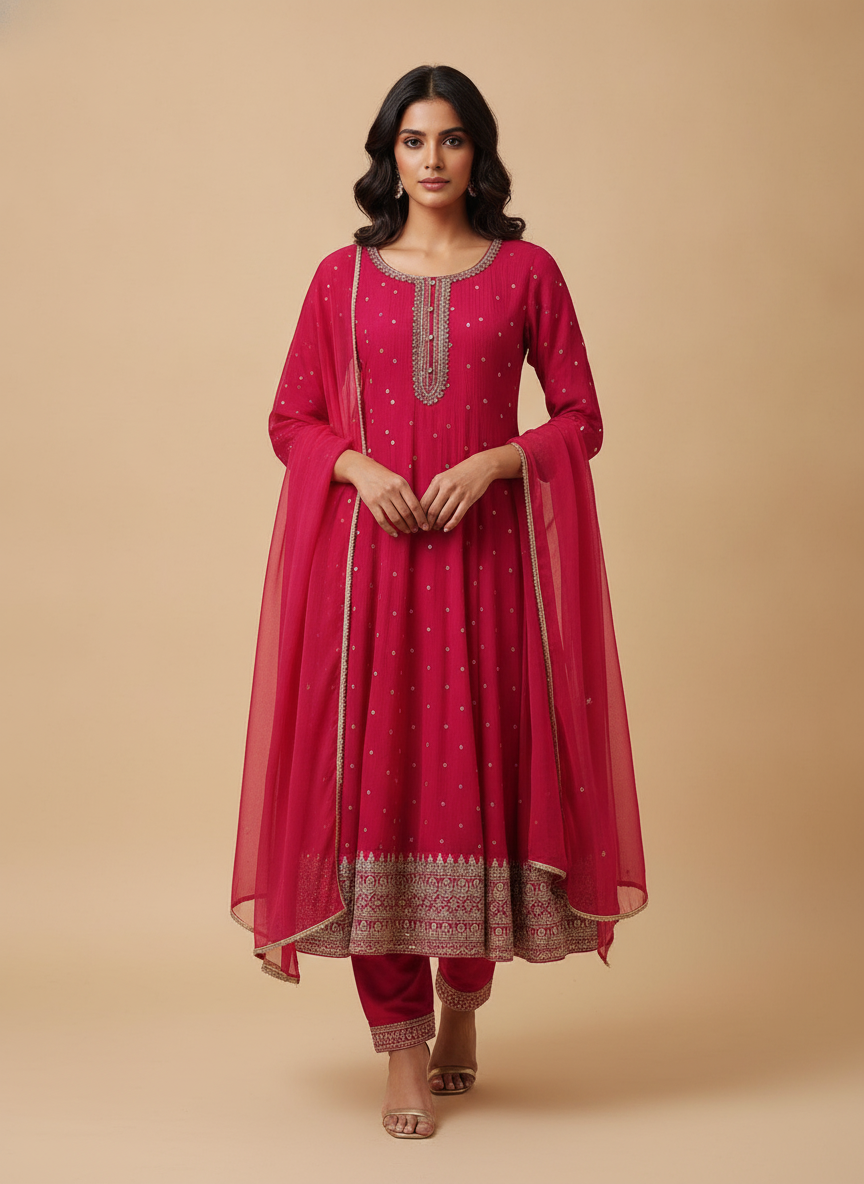LADIES CHURIDAR L/P LS